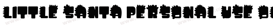 Little Santa Personal Use Only字体转换
